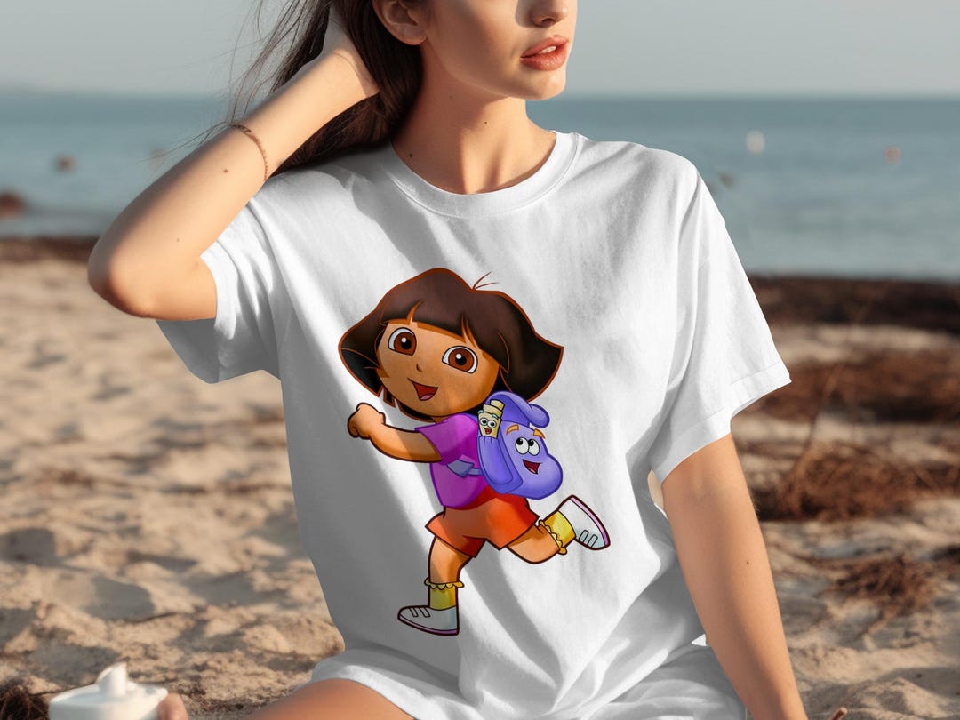 Dora Explorer Happy Adventure Backpack Map T-shirts - Etsy
