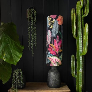 Acid Jungle Tropical Tall Tube Lampshades