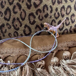 Lavender Trex Necklace, 16.5”