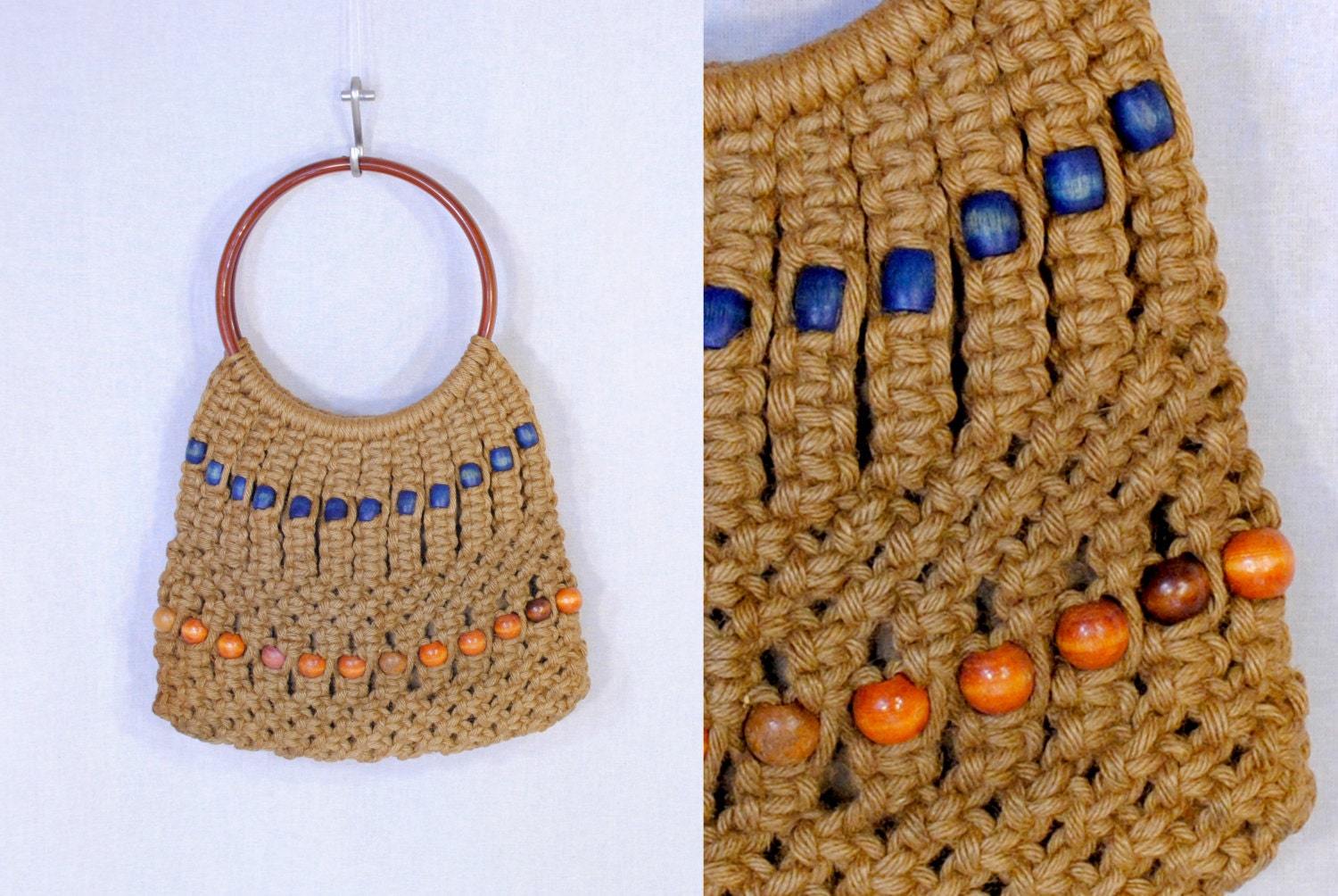 7+ Wooden Bead Bag