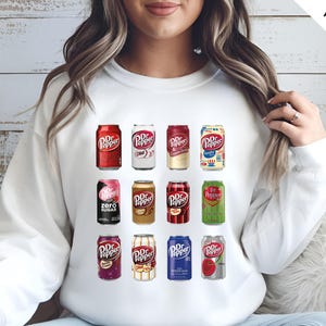 Trendy Soda Sweatshirt, Soda Canned Sweatshirt, Dr. Pepper Soda Sweatshirt, Hoodie Gift for Dr. Pepper Lover, Gift for Friend,Dr Pepper Gift