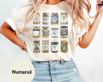 Vintage Canned Pickles Sweatshirt, Pickle Shirt, Pickle Liebhaber T-Shirt, Viral Pickle Pullover, Canning Tee, Pickle Crewneck T-Shirt, Trend Tee