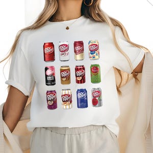Trendy shirt frisdrank, shirt frisdrank blik, Dr. Pepper Soda T-shirt, shirt cadeau voor minnaar Dr. Pepper, cadeau voor vriend, shirt cadeau Dr. Pepper