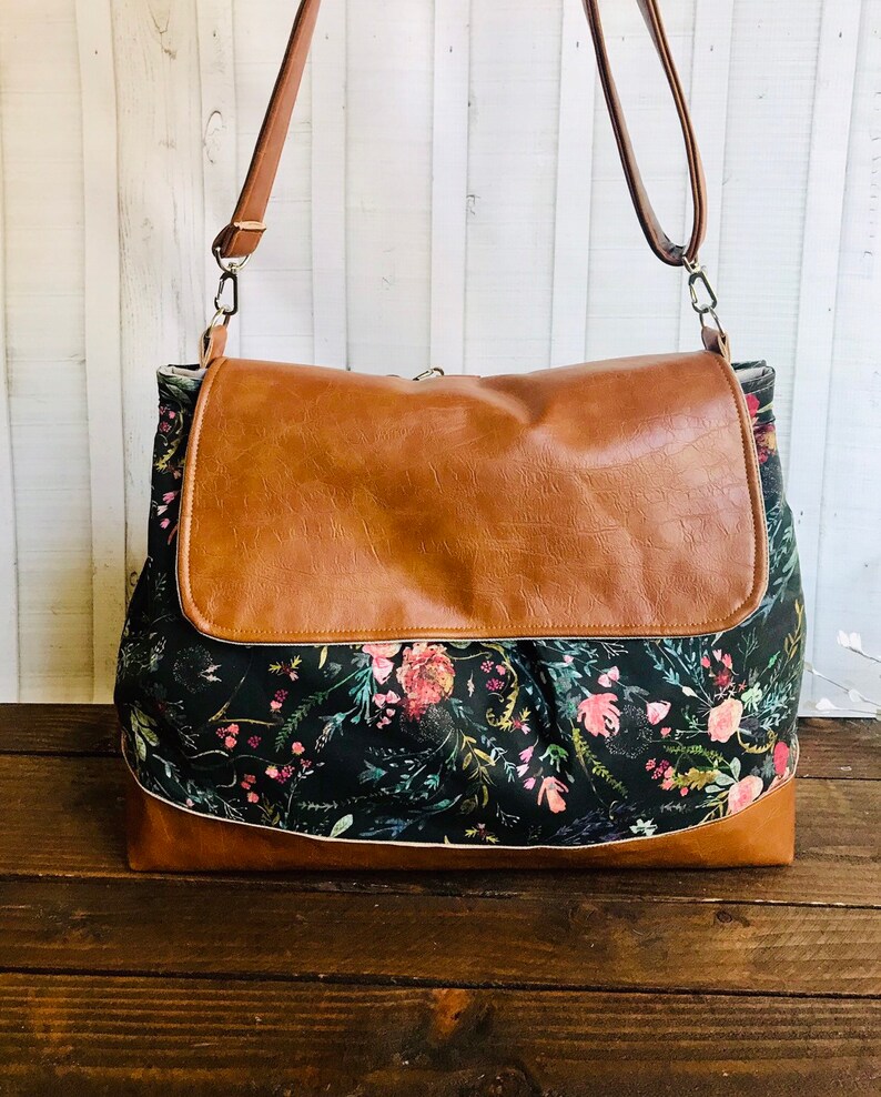 Convertible Backpack Messenger Bag Diaper Bag with Vegan Etsy