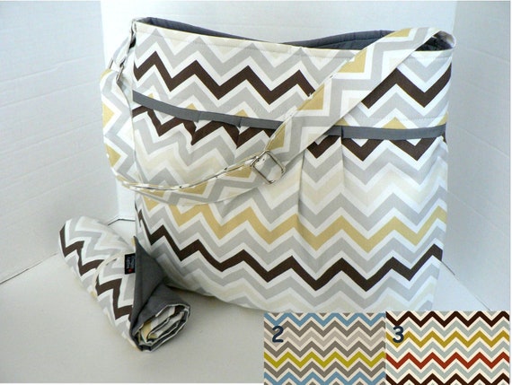 Items similar to Monterey Bag Diaper Bag Set - Large - Your Choice ...