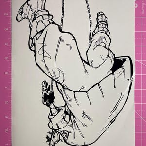Rudo Free Falling | Gachiakuta ガチアクタ | Anime & Manga Decal Sticker