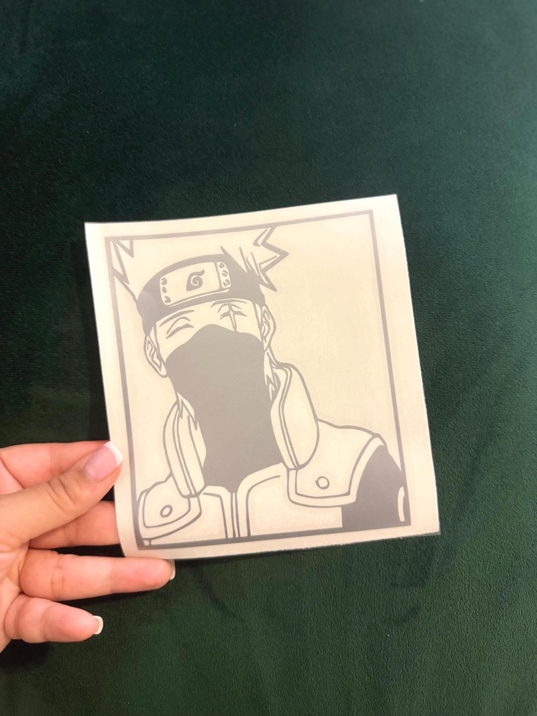Kakashi Smiling | Naruto ナルト疾風伝 | Anime & Manga Decal Sticker - Etsy