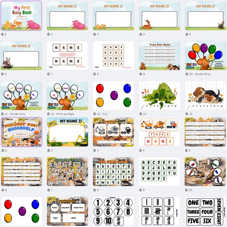 K&ouml;nnte beinhalten: Ein druckbares Aktivit&auml;tsbuch f&uuml;r Kinder mit einer Vielzahl von Aktivit&auml;ten, darunter Nachzeichnen, Ausmalen, Ausschneiden und Zuordnen. Das Buch bietet eine Vielzahl von Themen, darunter Bauen, Tiere und Buchstaben. Das Buch soll Kindern beim Lernen und Wachsen helfen.