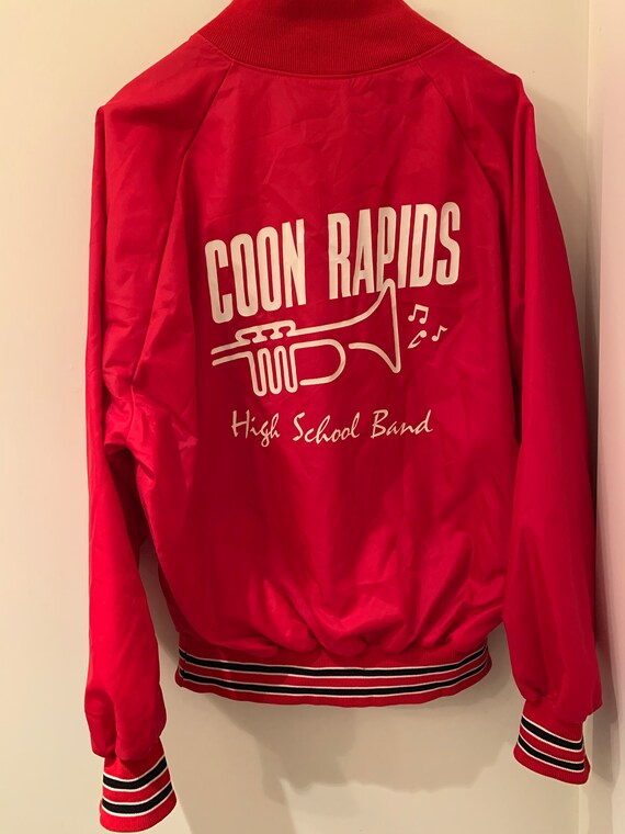 Coon Rapids High School Band Jacket Lined Overhead Anorak Coat Etsy