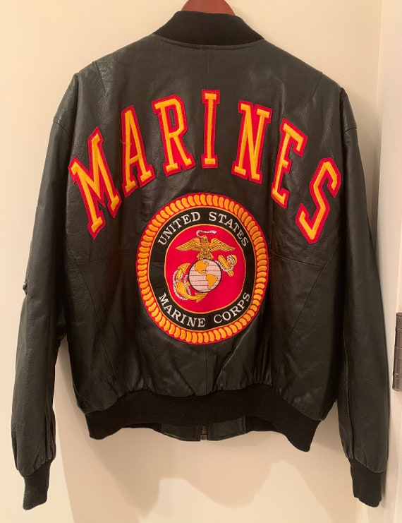 Michael Hoban vintage Leather Bomber flight jacket