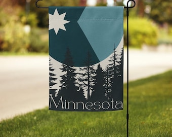 Tuinvlag Minnesota - Modern - Trendy - Vlag MN