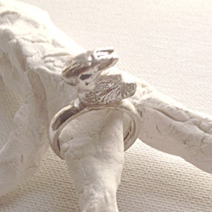 Silver Bunny/Rabbit/Hare Ring, 925 Sterling Silver, Cute Bunny Ring, Silver Hare Ring - HALLMARKED Christmas Gift For Her