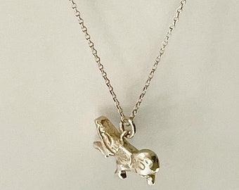 Silver Seagull Bird Pendant Necklace, 925 Sterling Silver  - HALLMARKED