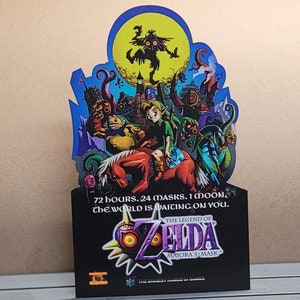 The Legend of Zelda: Majora&#39;s Mask Nintendo 64 Standee Countertop Display