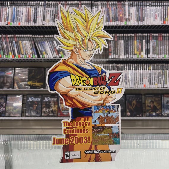 Dragon Ball Z the Legacy of Goku II Nintendo GBA Countertop