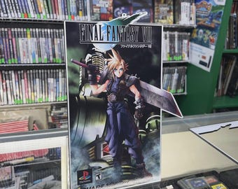 Final Fantasy VII Custom Promo-like Countertop Standee