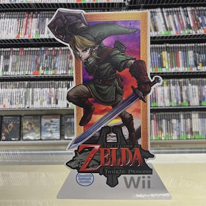 The Legend of Zelda: Twilight Princess Wii Nintendo Countertop Standee