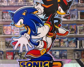 Sonic Adventure 2 countertop standee