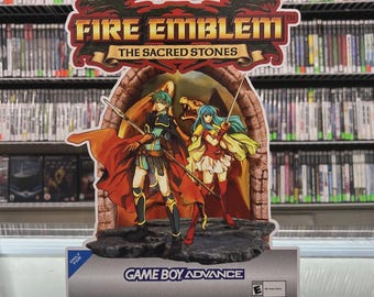 Fire Emblem: The Sacred Stones Nintendo GBA Countertop Display Standee