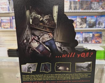 Silent Hill 2 Ver A PS2 Display Countertop Standee