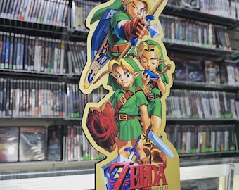 The Legend of Zelda: Ocarina of Time Nintendo 64 Standee Countertop Display