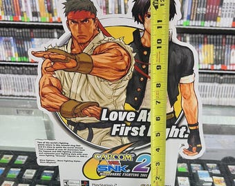 Capcom Vs. SNK 2 Ryu / Kyo Promo-like Display Countertop Standee