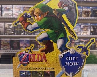 Zelda Ocarina of time 3ds Standee A