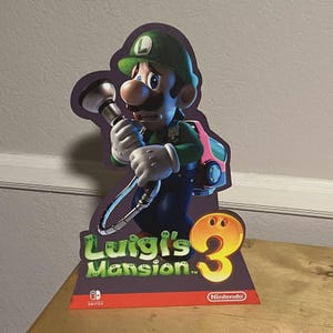 Luigi&#39;s Mansion 3 Nintendo Countertop Display Standee