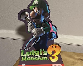 Expositor de mostrador para Nintendo GameCube de Luigi's Mansion 3