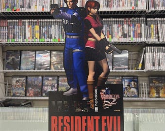 Resident Evil 2 PS1 Display Countertop Standee