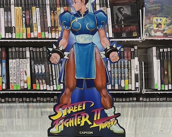 Street Fighter 2 Turbo Chun Li Promo-Like Display Countertop Standee