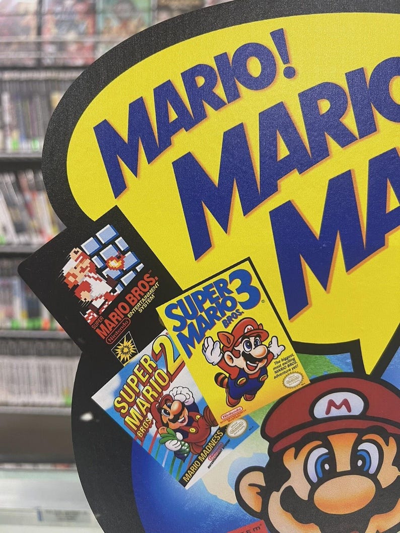 Mario Display Set Dr Mario Madness Nintendo Display Countertop Standee - Etsy