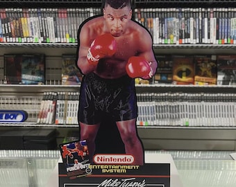 Punch-Out Mike Tyson Countertop Display Standee