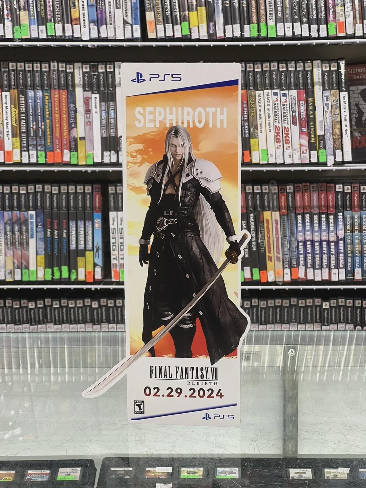 Final Fantasy VII 7 Rebirth Sephiroth Custom Promo-like Display