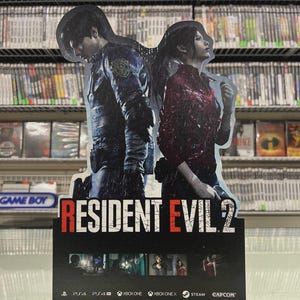 Resident Evil 2 Remaster Aufsteller für die Theke