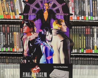Final Fantasy VIII Custom Promo-like Countertop Standee Display