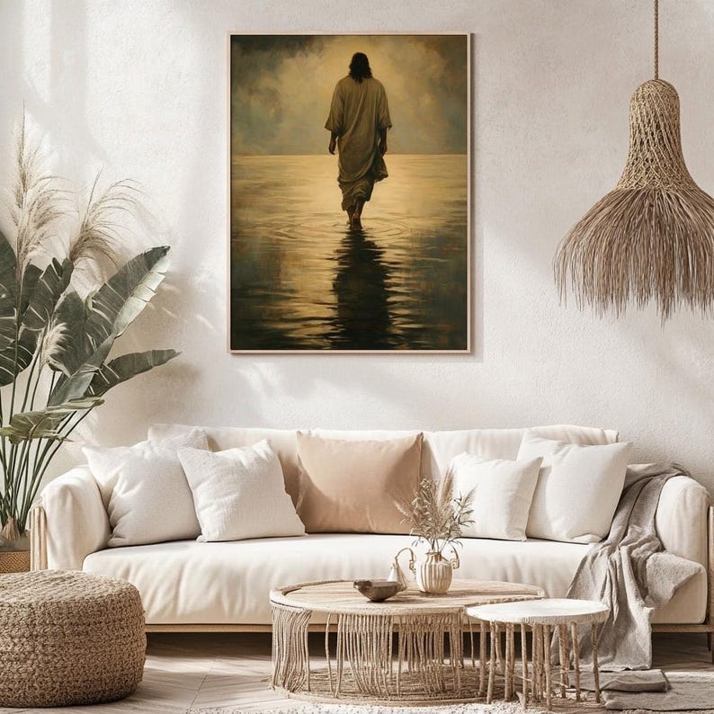 Jesus Christ Portrait Painting Art Print (digital Download) - Etsy ...