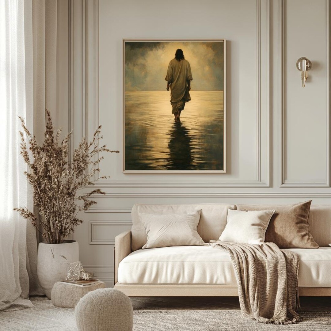 Jesus Christ Portrait Painting Art Print (digital Download) - Etsy