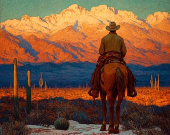 Western Cowboy - Original Western Artwork