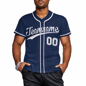 Custom Baseball Jersey For Baseball Fans, Personalized Stitched/Printed Team Name Number Baseball Team Uniforms, Baseball Lover Gift