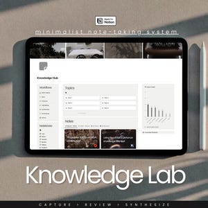 Notizsystem für Notion, Wissensmanagement, digitale Notizaufnahme, Medienverfolgung, Smartnotes, Goodnotes, Studium, Forschung