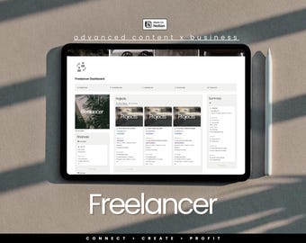 Freelancer OS Notion Template, Kunden- & Projektmanagment