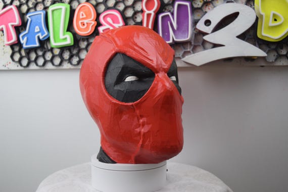 Deadpool Headphone Holder - Life-Sized 3D Printed Desk Stand, Geeky Organizer & Marvel Gift, Made in USA