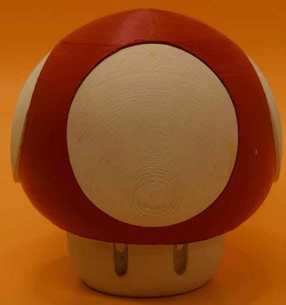 Nintendo Switch Mushroom Head Game Holder for Console & Accessories, Fun Game Storage, Gaming Gift Idea, Cute Gamer Decor