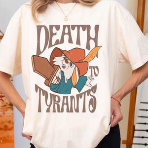 Skippy Rabbit Death To Tyrants Comfort Colors Shirt, Retro Robin Hood Shirt, Disney Trip 2025 Matching Shirt, Retro disney shirt