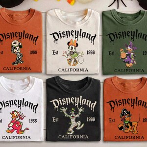 Retro Disneyland Est 1955 Shirt, Disney All Characters Shirt, Mickey And Friends Tee, Disney Group Shirt, Disney Family Matching Tee