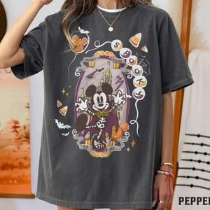 Retro Spooky Mickey Skeleton Halloween Shirts, Mickey Skeleton Coquette Shirts, Disney Trip Halloween 2025, Disney Halloween Comfort Color
