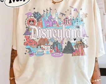 Vintage Disneyland Shirts, Retro Disneyland Parks Shirt, Magic Kingdom Shirt, Disneyworld Shirts, Disney Familie Shirts, Disney Shirt