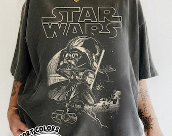Camiseta vintage de Star Wars, camiseta limitada de Anakin Skywalker, camiseta de fan de Star Wars, camiseta Jedi de Star Wars, camiseta Galaxy's Edge