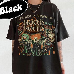 Retro Disney Hocus Pocus-tröja, Minnie Daisy Clarabelle Hocus Pocus-tröja, Sanderson Sisters-inspirerad Disney Halloween-tröja, Disney Spooky bild 7